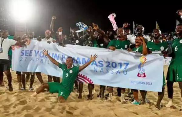 Nigeria qualifies for 2017 FIFA Beach Soccer World Cup in Bahamas